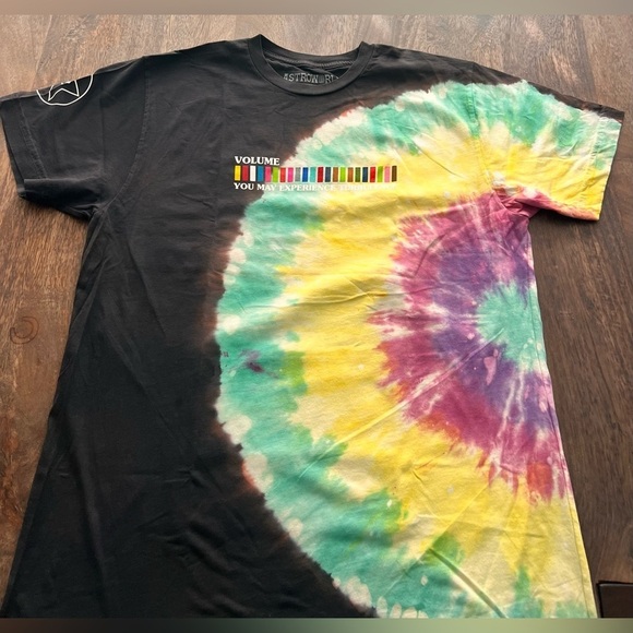 Travis Scott Other - TRAVIS SCOTT CACTUS JACK ASTROWORLD FESTIVAL RUN TIE DYE T SHIRT SZ SMALL NWOT